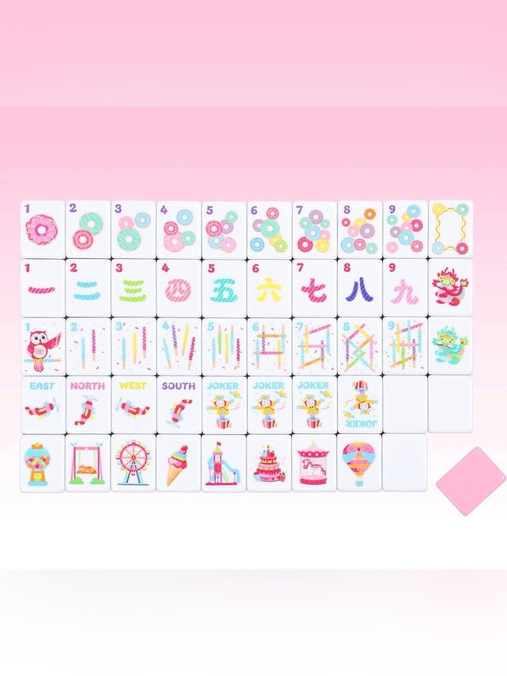 Coney Island Mahjong Tile Set
